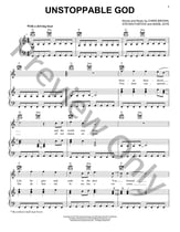 Unstoppable God piano sheet music cover